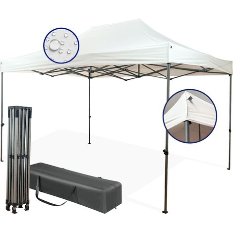 Gazebo 3x4,5 mt Pieghevole Impermeabile Da Esterno con sacca