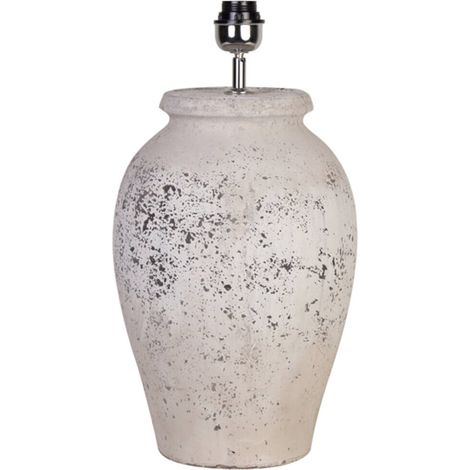 Light & Living - tischlampe - Vulsini - grau - keramik - einzelne