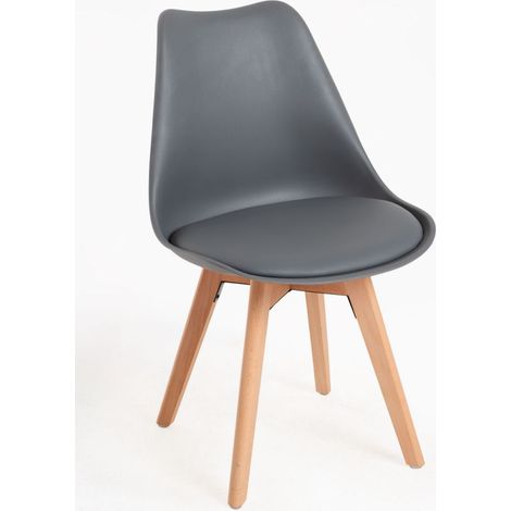 Packs Sillas Comedor - Pack 6 Sillas Synk Basic - Gris oscuro