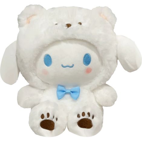 Lot de 1 peluche blanche douce cartoon câline pour adultes enfants anniversaire Noël (1/5)