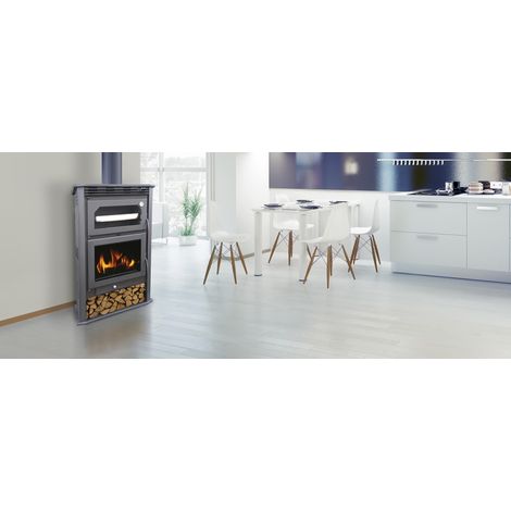 POÊLE À BOIS AVEC FOUR TALOS 10 kW