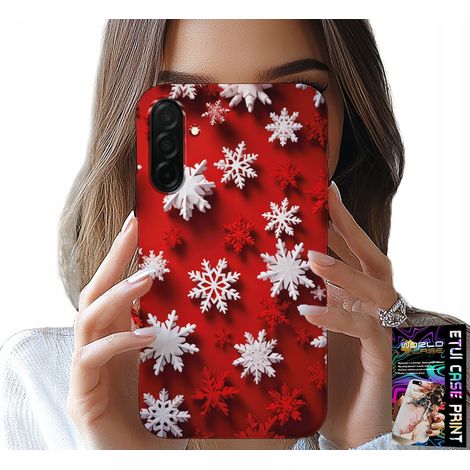 Custodia per Samsung Galaxy A56 5G - fiocchi di neve, neve, stelle, festività (1/5)