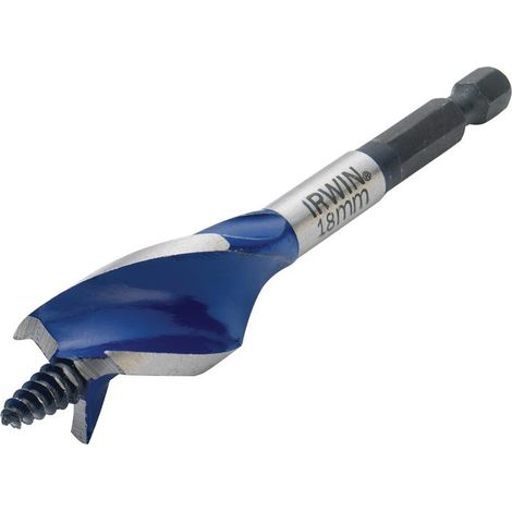 Irwin 1921992 Blue Groove 6X Stubby Wood Bit 18 x 100mm IRW1921992