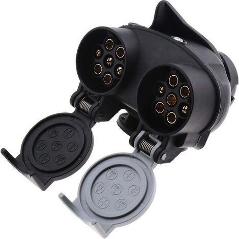 Allecto,barra de remolque. 12 V. Negro impermeable,Negro (1/5)