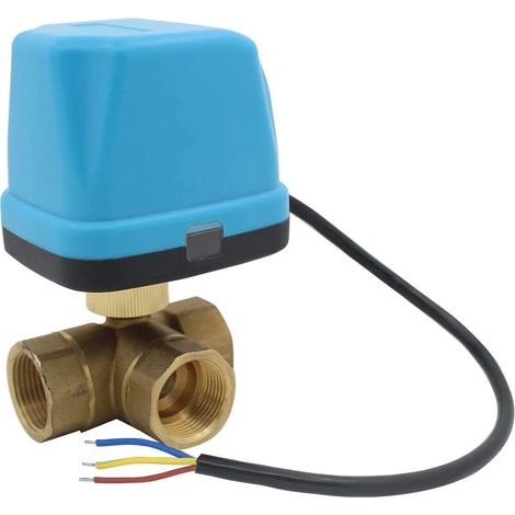 vanne 3 voies motorisée 220v electrovanne motorisée 220v vanne a bille 3/4 pouce (DN20 3/4 pouce) (1/3)