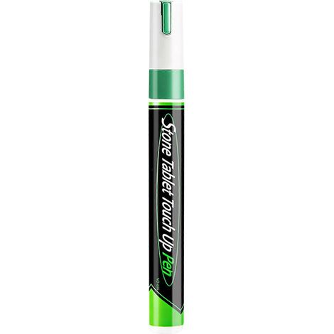 Stylo marqueur pour pierres tombales, pour raviver les inscriptions effacées, résistant à l'eau et aux UV, idéal pour l'entretien des monuments funéraires. Vert. (1/5)