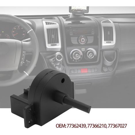 Ventilateur de climatisation Vitesse Résistance Interrupteur Vitesse de ventilateur ABS Noir Pièces auto Remplacement Ducato Boxer Citroen Relay Compatible OEM 77366210 (1/5)