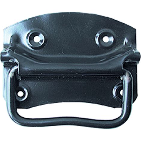MANIGLIA AMERICANA PER BAULI mm   90 nera Q.TA 12 mm   90 nera