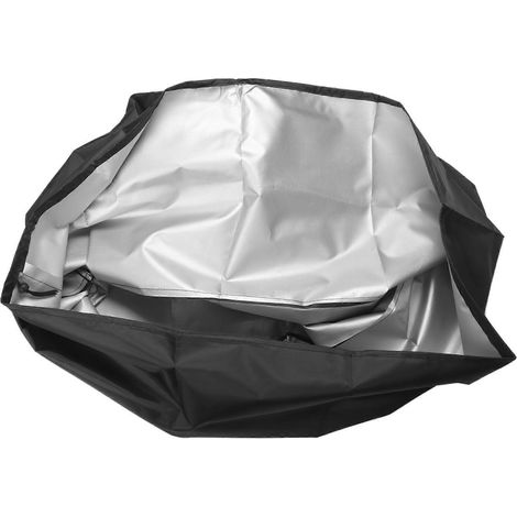 Housse pour barbecue avec revêtement PVC, tissu Oxford extérieur coupe-vent. (1/5)