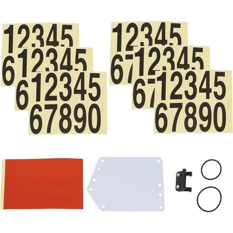1 Ensemble de Plaques d'immatriculation de Course de Vélo Kit de Support de Tige de Selle de Vélo pour Vélos de Route de Montagne Et de Gravier avec Bande en Caoutchouc (1/5)