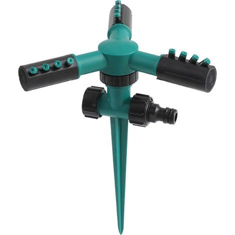 Rotary sprinkler, 12 nozzles, ABS plastic, adjustable, 2-4 bar pressure, for garden and lawn (1/5)