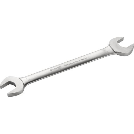 Dogher 30450-08-09 LLAVE FIJA 2BOCAS ABIERTAS TITANIO8x9