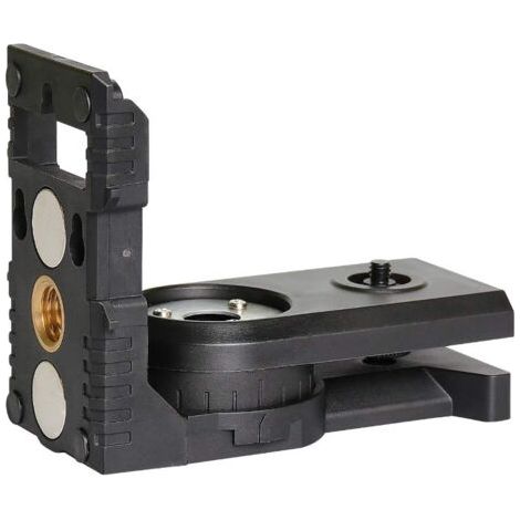 BUNTHAUS Adaptateur pour niveau laser – Support magnétique ajustable à 180° – Filetage mâle 1/4'-20 et femelle 1/4'-20, 5/8'-11 – Capacité 3,5 kg (1/5)