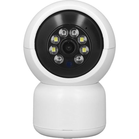 Caméra de sécurité intérieure WiFi avec audio bidirectionnel, vision nocturne infrarouge, surveillance bébé et animaux domestiques, 2 MP, prise US, 100-240 V (1/5)