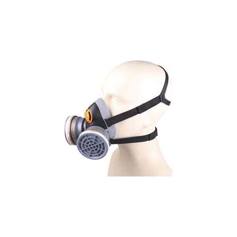 MASCHERA M6400 JUPITER IN POLIPROPILENE E TERMOPLASTICA C/FILTRI- - taglia M/L - 1 pezzi DELTAPLUS
