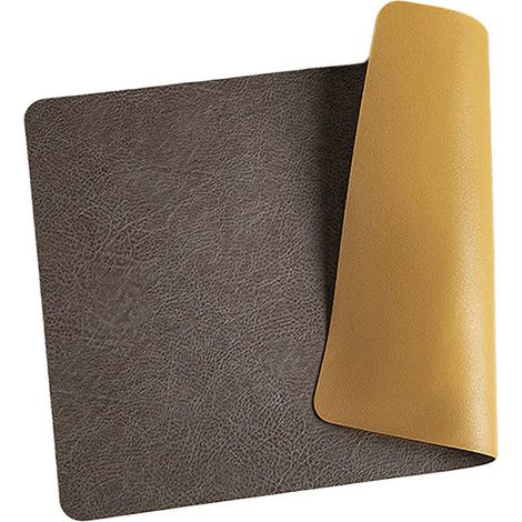 Set de table en similicuir - Imperméable et résistant à l'huile - pour table à manger et restaurant (1/5)