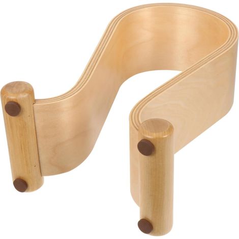 Support Pour Casque En Bois De Noyer U - Présentoir Casque Audio - Support (1/5)