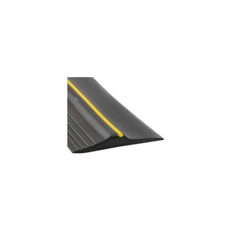 Joint universel pour seuil de porte de garage en caoutchouc résistant aux intempéries – 3 m, noir