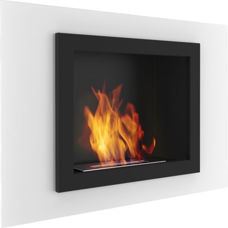 KRATKI Bioethanolkamin Dekorativ Oscar Ethanolkamin Gelkamin Kamin Ofen Weiß (1/5)