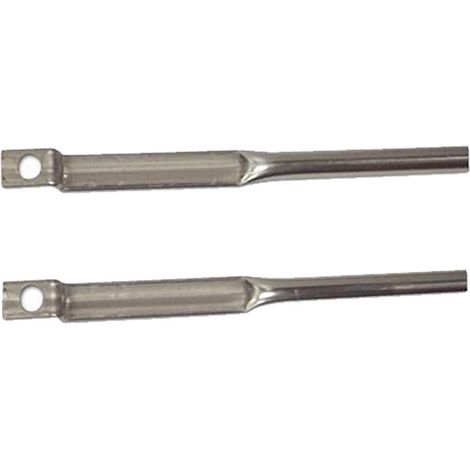COPPIA ASTE INTERNE PER SERRATURE ART. 06441 per serrature montanti alluminio