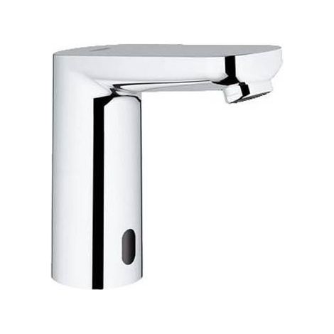 ROBINET ÉLECTRONIQUE POUR LAVABO AVEC DISPOSITIF DE MÉLANGE CACHÉ Dimensions : Chrome