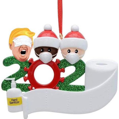 Personalisierter Weihnachtsbaumschmuck 2020 – Dekorativer Anhänger für Überlebende einer Familie (1/5)