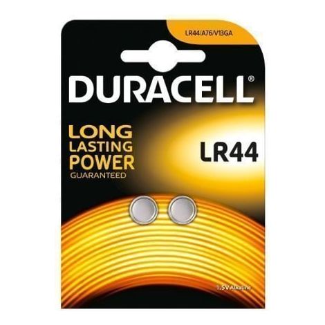DURACELL PILA BOTON ALCALINA LR44 1,5V BLISTER2