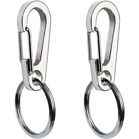 2er-Pack Hundemarkenclips, robuste Schnellverschlüsse aus Edelstahl, Halter für Hunde-/Katzenhalsbänder und -geschirre (1/5)