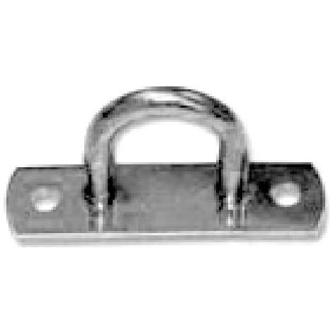 PIASTRA PORTALUCCHETTO 21X25MM ACC. ZINCATO