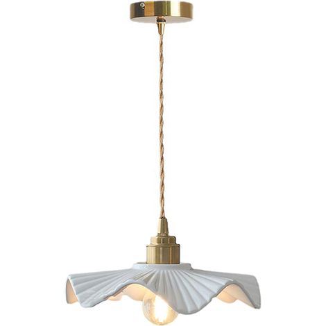 Suspension en céramique blanche,lampe de salle à manger,lampe de chevet,lampe de salon,design moderne et élégant (1/5)