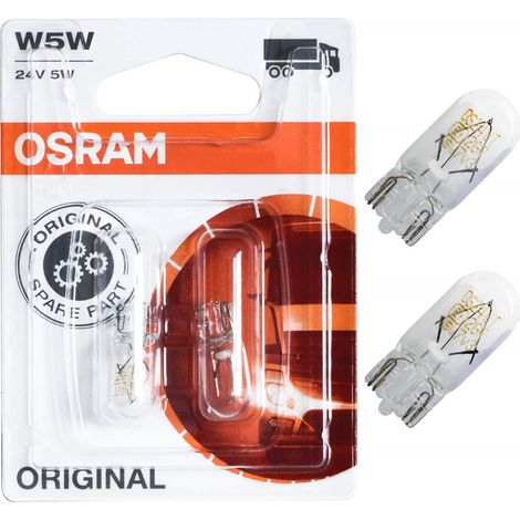 Osram W5W Original Line 2845-02B 24V LKW Lampe Doppelblister - Auto Lampe Premium E-geprüft - Versand DE (1/3)