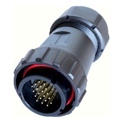 Connecteur circulaire RS PRO, Standard 20 contacts, Montage sur câble, raccordement A souder ( Prix pour 1 )