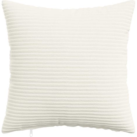 vidaXL Funda de almohada 2 pcs HEERLEN Crema 40 x 40 cm pana (1/2)