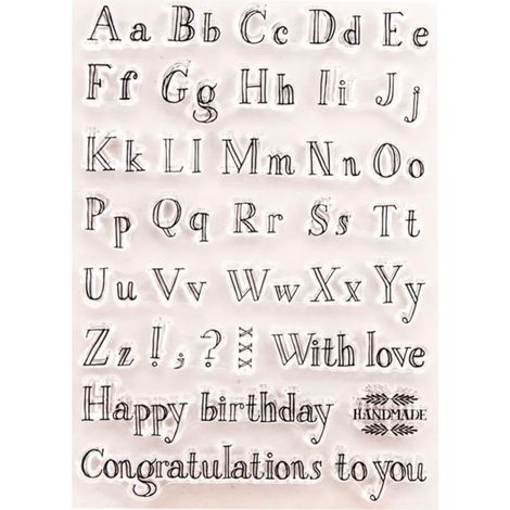 Klare Dichtungsstempel T1415 pour auto collage Scrapbooking (1/5)