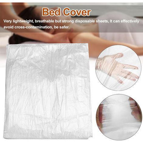 100 alèses imperméables jetables pour table de massage et protection pour épilation à la cire (1/5)