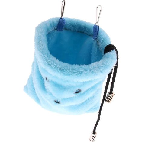 Hamster suspendu au lit jouet bleu (1/5)