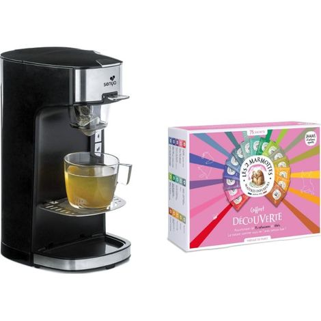 Set Machine à thé, théière électrique Noire Tea Time (1/5)