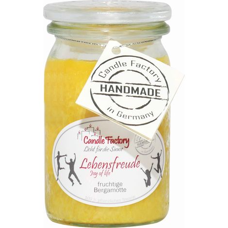 Candle Factory Baby Jumbo Lebensfreude Duftkerze Dekokerze 308176