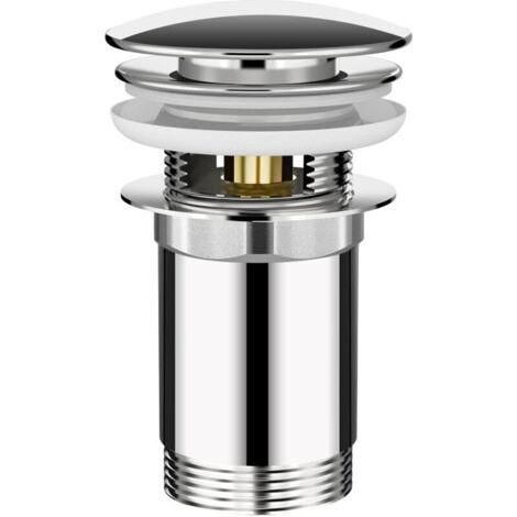 Bonde de Lavabo Système de vidage Pop-up Bonde de Vidage avec Trop-plein Universel Bonde d'écoulement pour Lavabo en Cuivre (1/5)