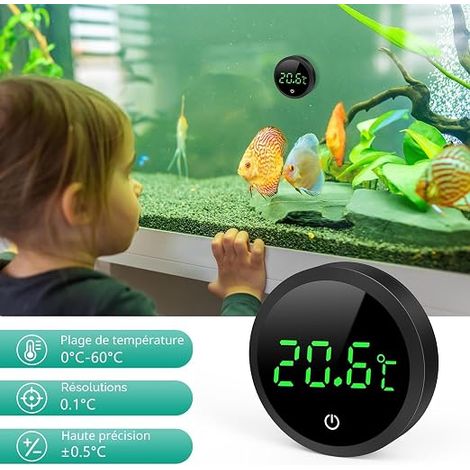 Digital Aquarium Thermometer 0.1°C Touch (1/4)