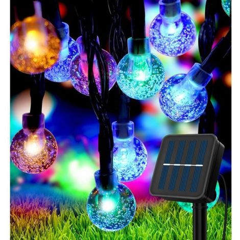 Guirlande Lumineuses Solaires - - 100 LED - 12m - 8 Modes - Étanche IP65 (1/5)