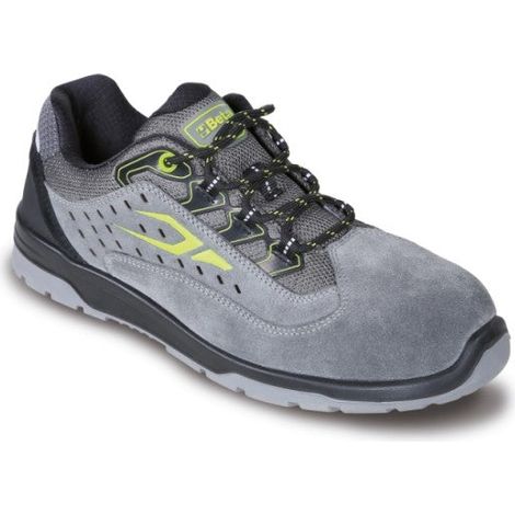 Scarpe antinfortunistiche in pelle scamosciata supporto tallone S1P Beta 7317NA - 43