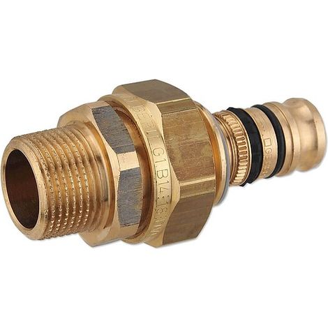 GEBERIT Mepla Press-Übergangsverschraubung 26 mm x 3/4 Zoll AG - 603.590.00.5 (1/3)