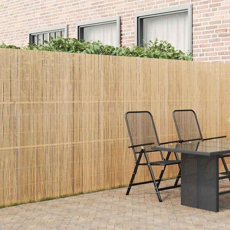 Bambuszaun Natur 400 x 180 cm Bambus