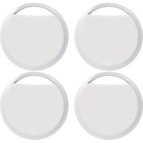Bluetooth-Tracker, Haustierortungsgerät, für Gepäck, Schlüssel, Geldbörse, kompatibel mit Google Find My (nur Android), weiß, 4er-Pack (1/5)