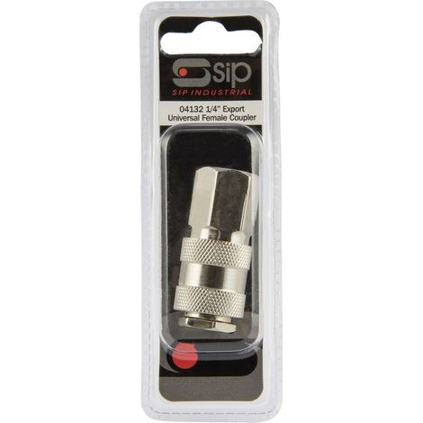 SIP Type 25 Euro Coupler 1/4" BSP Female Thread - L3 x W4.5 x H14 cm