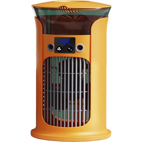 1 Mini climatiseur, réservoir 880 ml, 3 vitesses, oscillation 180°, veilleuse LED, USB, bureau camping (1/5)