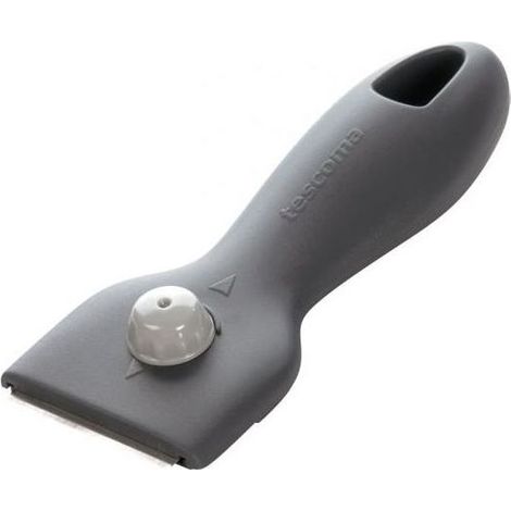 Grattoir pour plaque de cuisson, outil de nettoyage pour surfaces vitrocéramiques et induction, avec lames de rechange, accessoire de nettoyage cuisine (1/2)