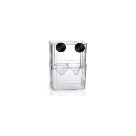 Aufzuchtbox für Aquarien, Isolierbox mit isoliertem Fach, Zubehör für kleine Fische, Garnelen, Clownfische, Guppys - Crezuo (1/4)