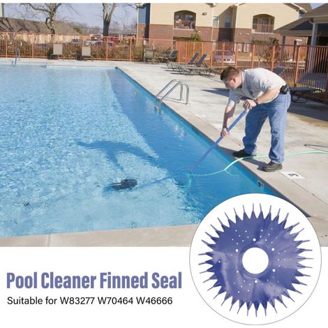 Reparatursatz für Lamellendichtungsscheibe für Poolreiniger W83277 W70464 W46666 Silikon-Ersatzteile